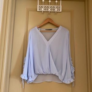 Blue Zara Top